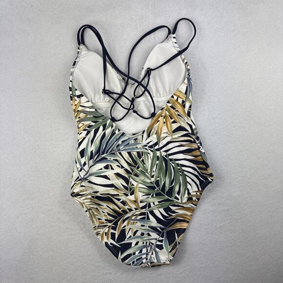 Hurley Women's UPF 50+ Stretch Midweight One Piece Swimsuit, Green, Size XS - Picture 2 of 4